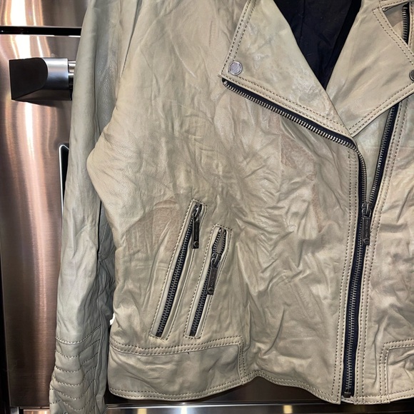 Michael Kors real leather moto jacket - Picture 5 of 11